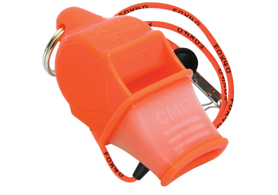 Fox 40 Sonik Blast CMG Whistle w/Lanyard
