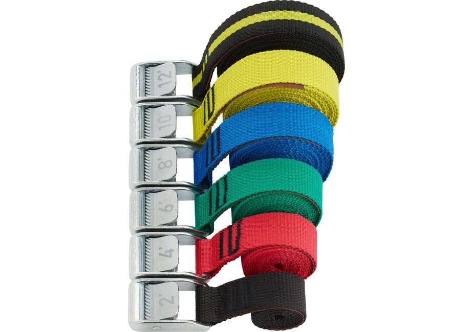 NRS 1" Color Coded Tie-Down Straps