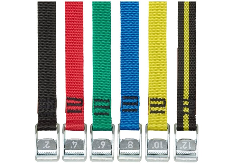 NRS 1" Color Coded Tie-Down Straps