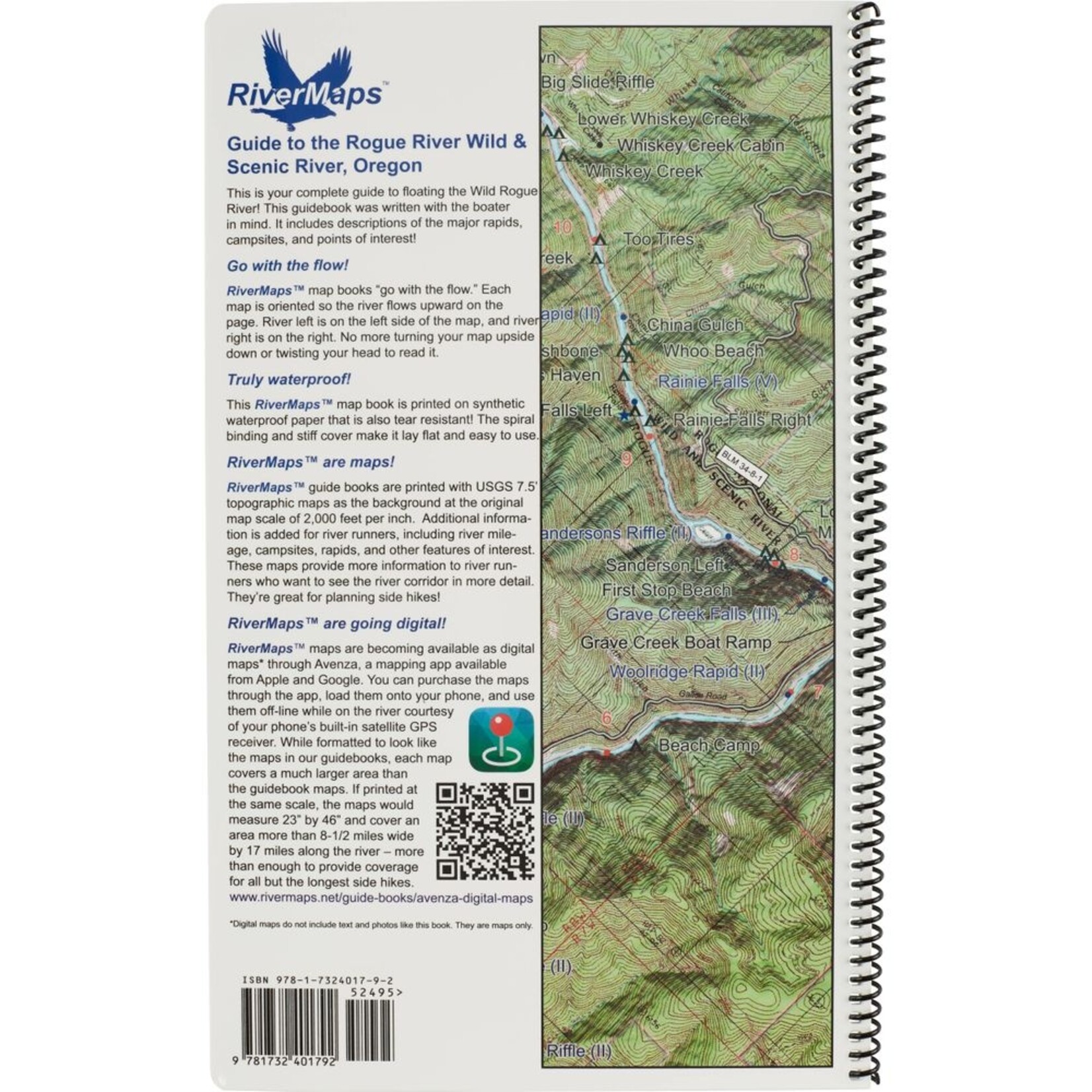 Rivermaps RiverMaps Rogue River Guidebook 3rd Edition