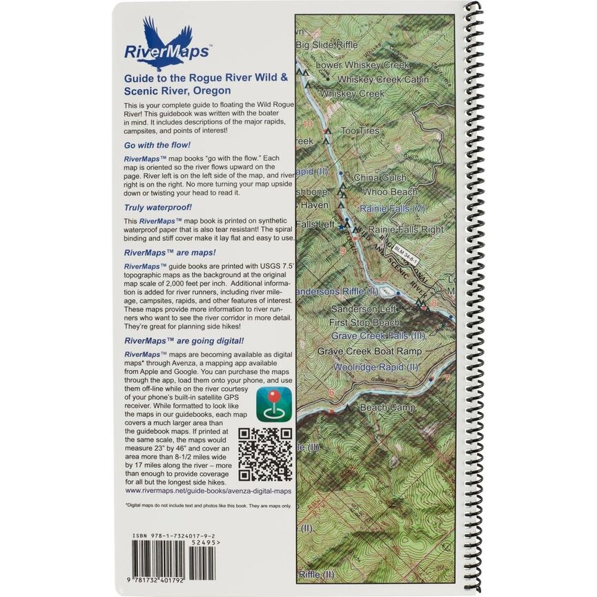RiverMaps Rogue River Guidebook 3rd Edition