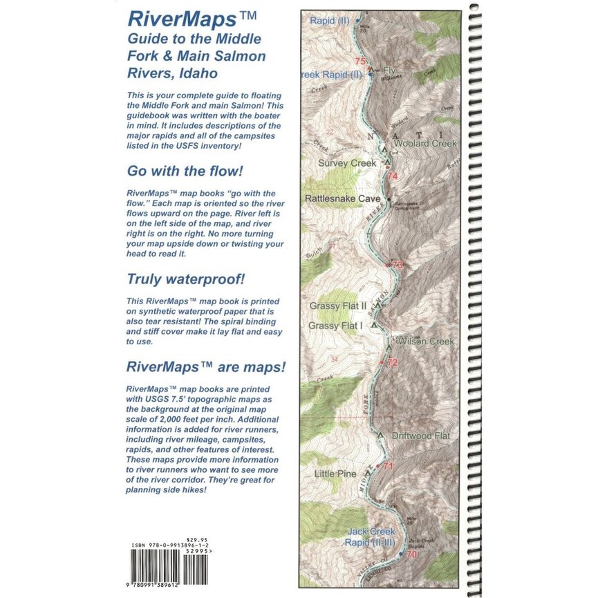 RiverMaps Middle Fork & Main Salmon River Guide Book