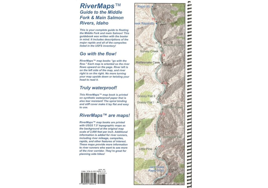 Middle Fork & Main Salmon River 4th Edition Guide Book Closeout*