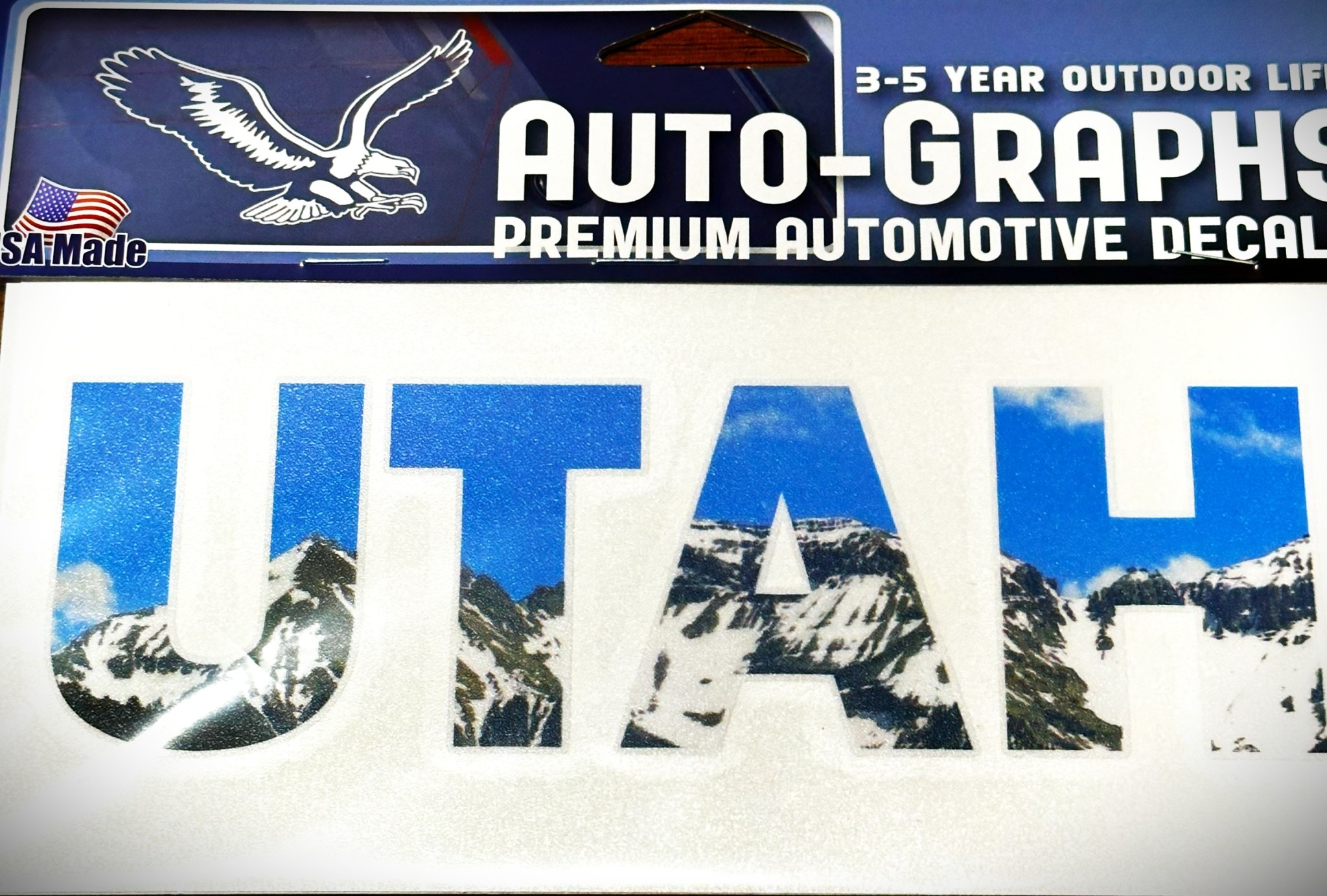 UTAH Mountains AutoGraphs Utah Whitewater Gear