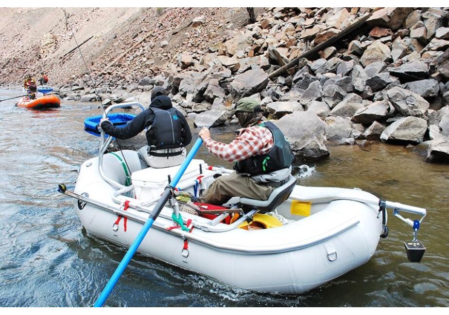 Down River Gunnison 2-Bay LD Fishing Frame-One Arm Anchor System