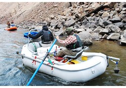 Down River Taylor LD 2-Bay Raft Fishing Frame-One Arm Anchor System