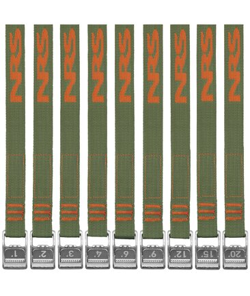 NRS 1" HD Tie-Down Straps Forest Green - Closeout*