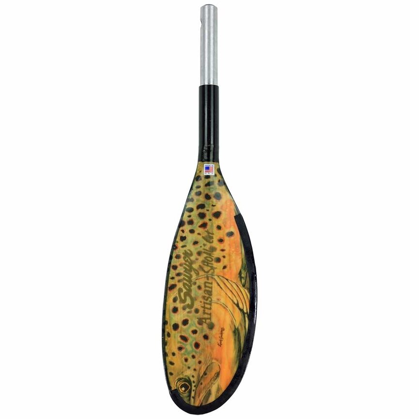 Sawyer Artisan Brown Trout Oar Blade