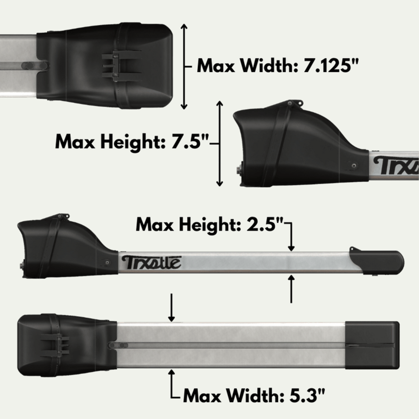 Trxstle CRC Euro Fly Rod Carrier v3.0 - Adjustable (11'6")