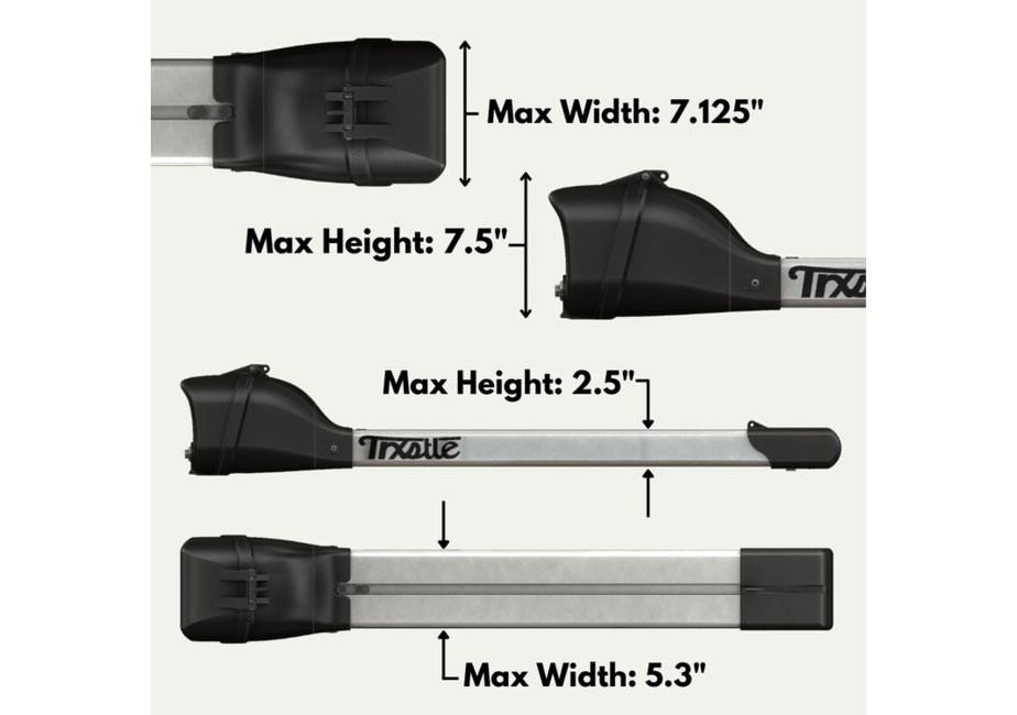 Trxstle CRC Euro Fly Rod Carrier v3.0 - Adjustable (11'6")