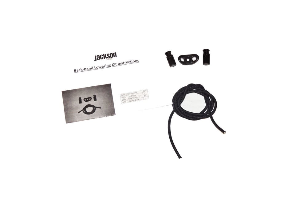 Backband Lowering Kit