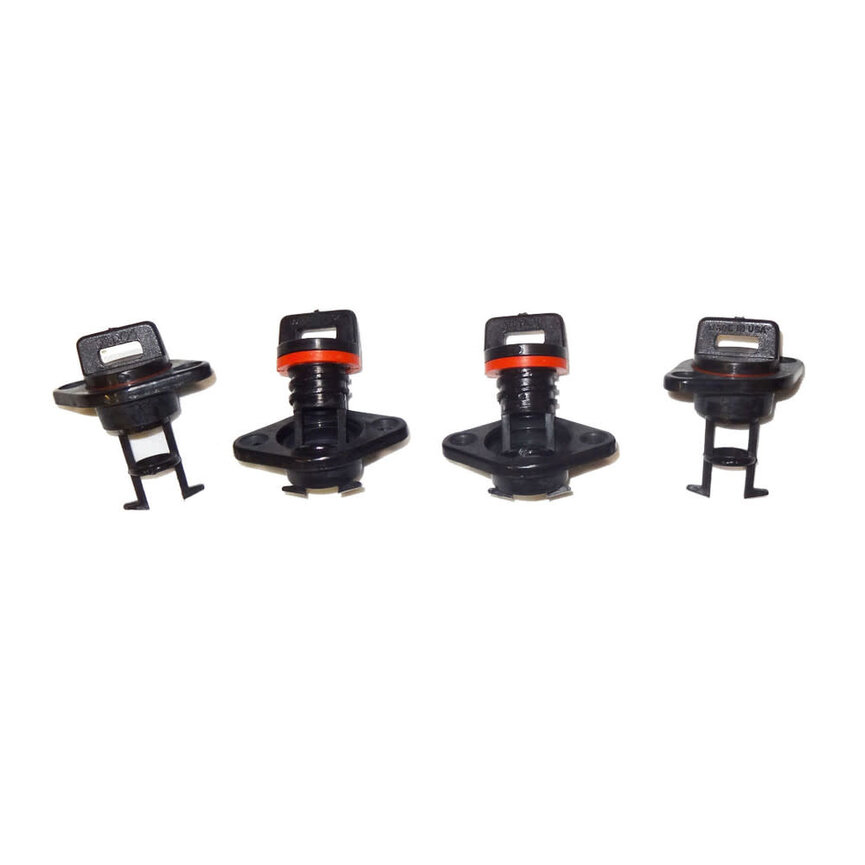 Jackson Kayak Drain Plug w/flange Kit (4pk)