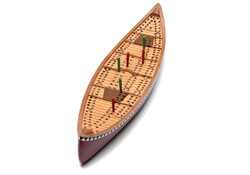 GSI Canoe Cribbage Board
