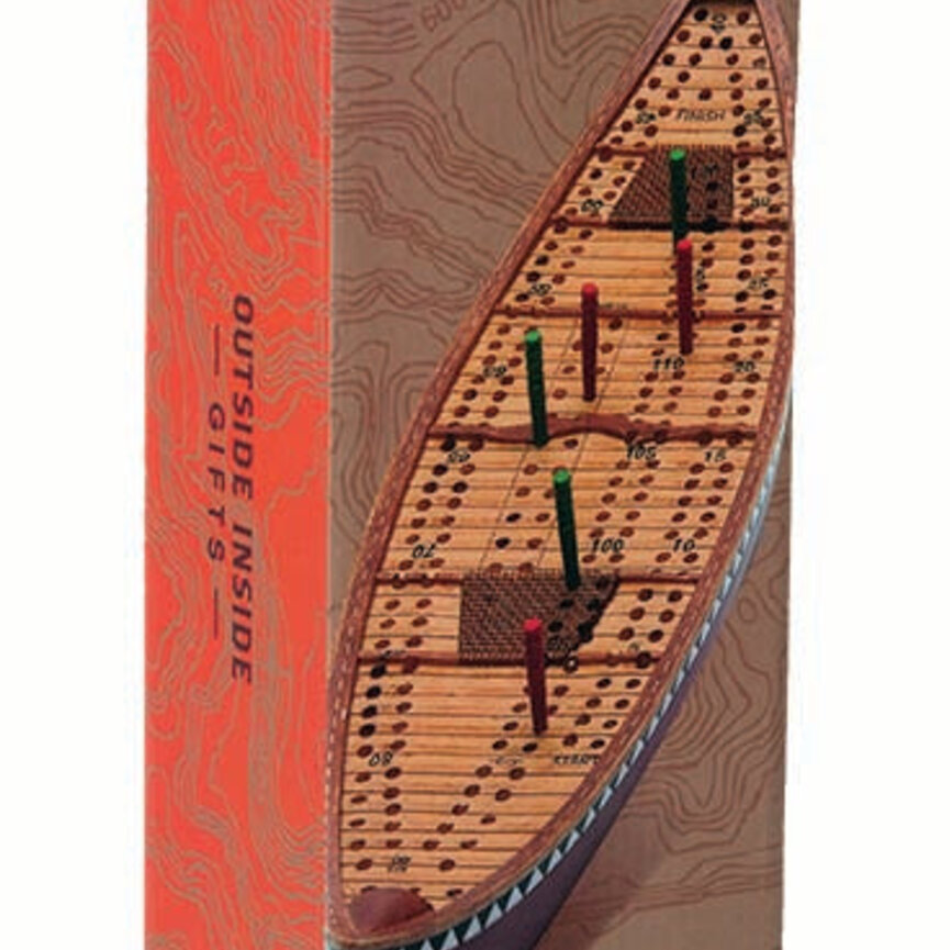 GSI Canoe Cribbage Board