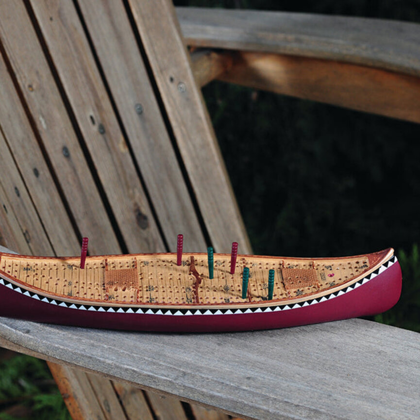 GSI Canoe Cribbage Board