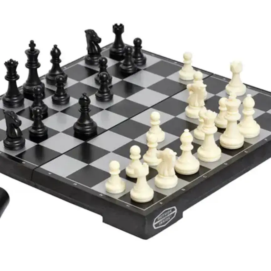 GSI Outside Inside Travel Basecamp Magnetic Chess/Checkers
