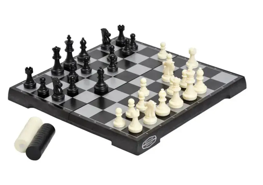 GSI Outside Inside Travel Basecamp Magnetic Chess/Checkers