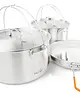 GSI Glacier Stainless Troop Cookset