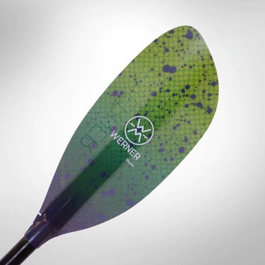 Werner Shuna Hooked 2 pc Kayak Fishing Paddle