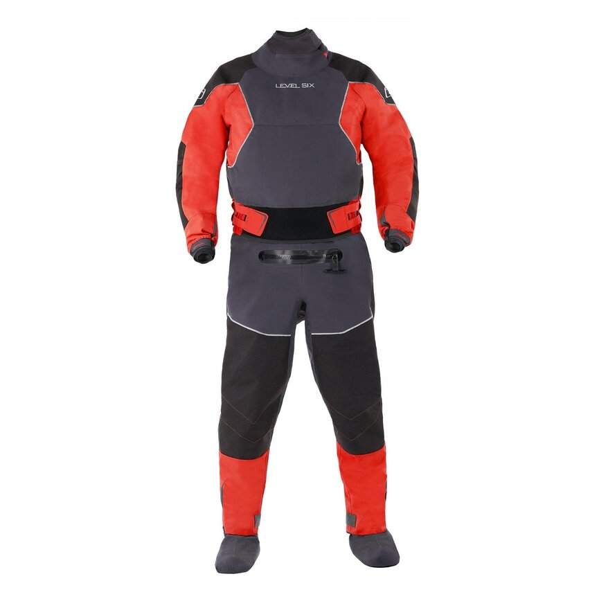 Level Six Emperor Dry Suit (Classic Logo) - Molten Lava