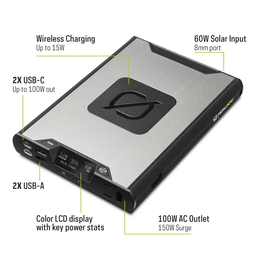 GOAL ZERO New Sherpa 100AC Power Bank