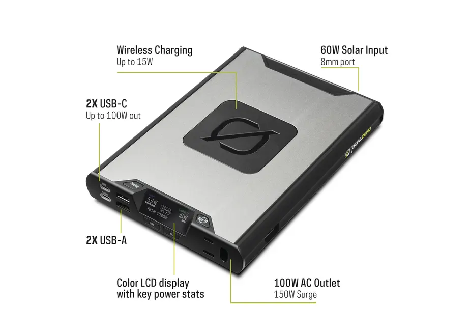 GOAL ZERO New Sherpa 100AC Power Bank