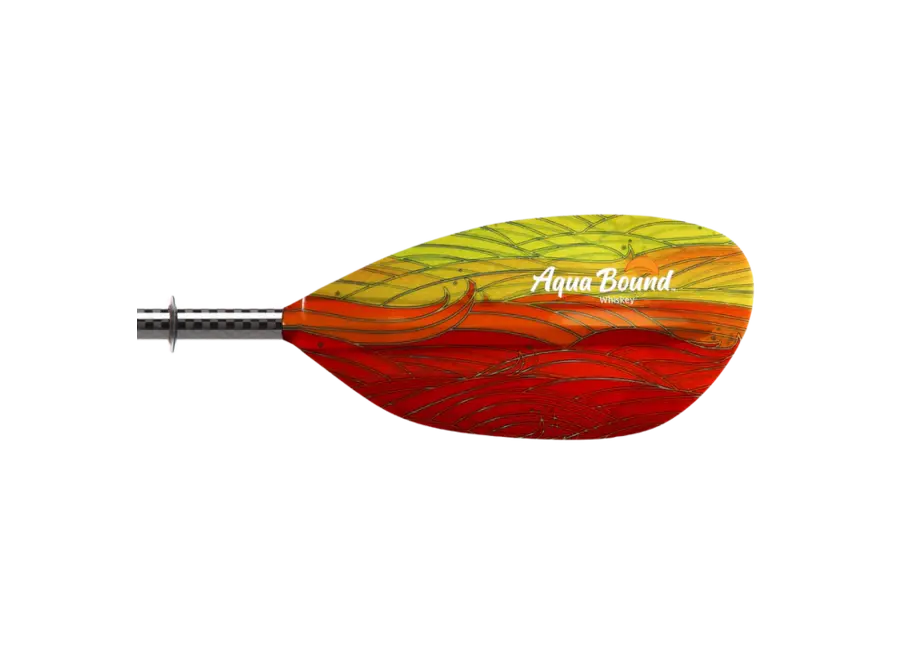 Whiskey Fiberglass 2-Piece Straight Shaft Kayak Paddle