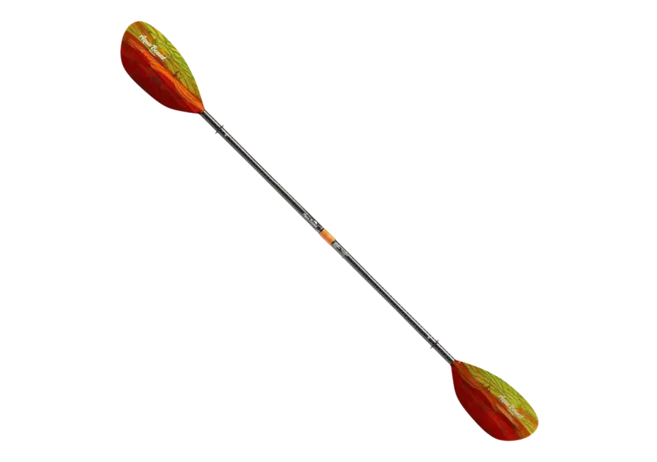 Whiskey Fiberglass 4-Piece Straight Shaft Kayak Paddle