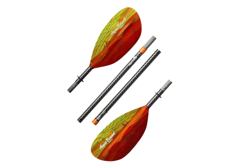 Aqua Bound Whiskey Fiberglass 4-Piece Straight Shaft Kayak Paddle