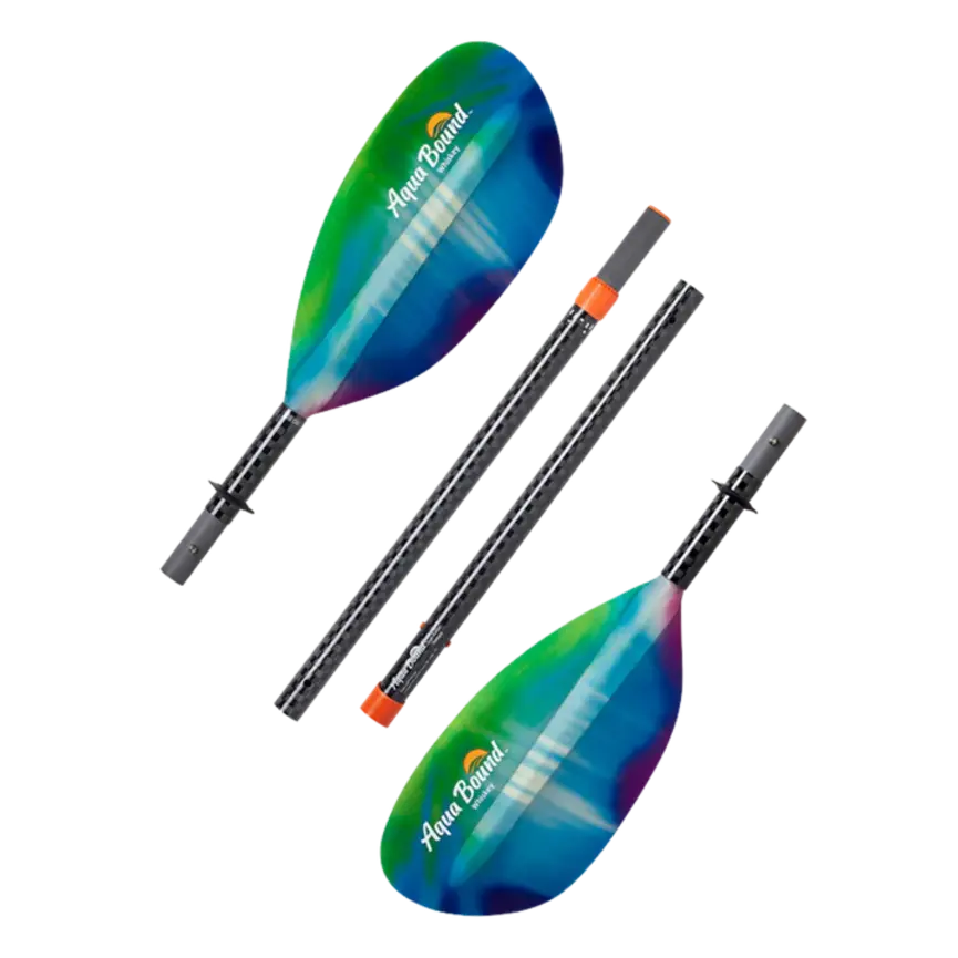 Aqua Bound Whiskey Fiberglass 4-Piece Straight Shaft Kayak Paddle