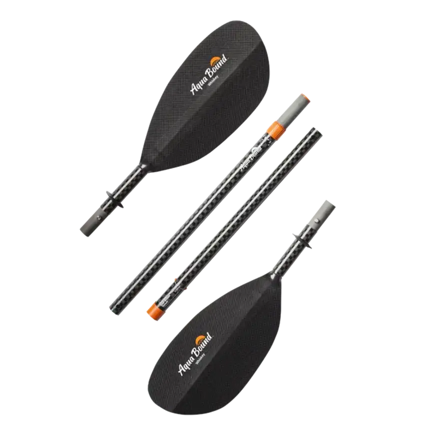 Aqua Bound Whiskey Carbon 4-Piece Straight Shaft Kayak Paddle