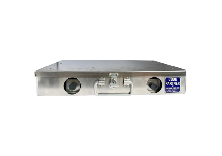 Partner Steel 2 Burner 18" Stove with Windscreen