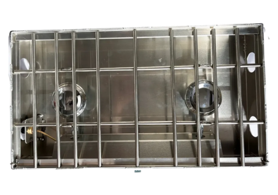 Partner Steel 2 Burner 18" Stove with Windscreen
