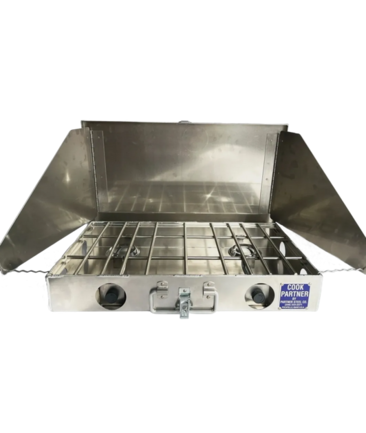 18″ 2 Burner Partner Stove With Windscreen