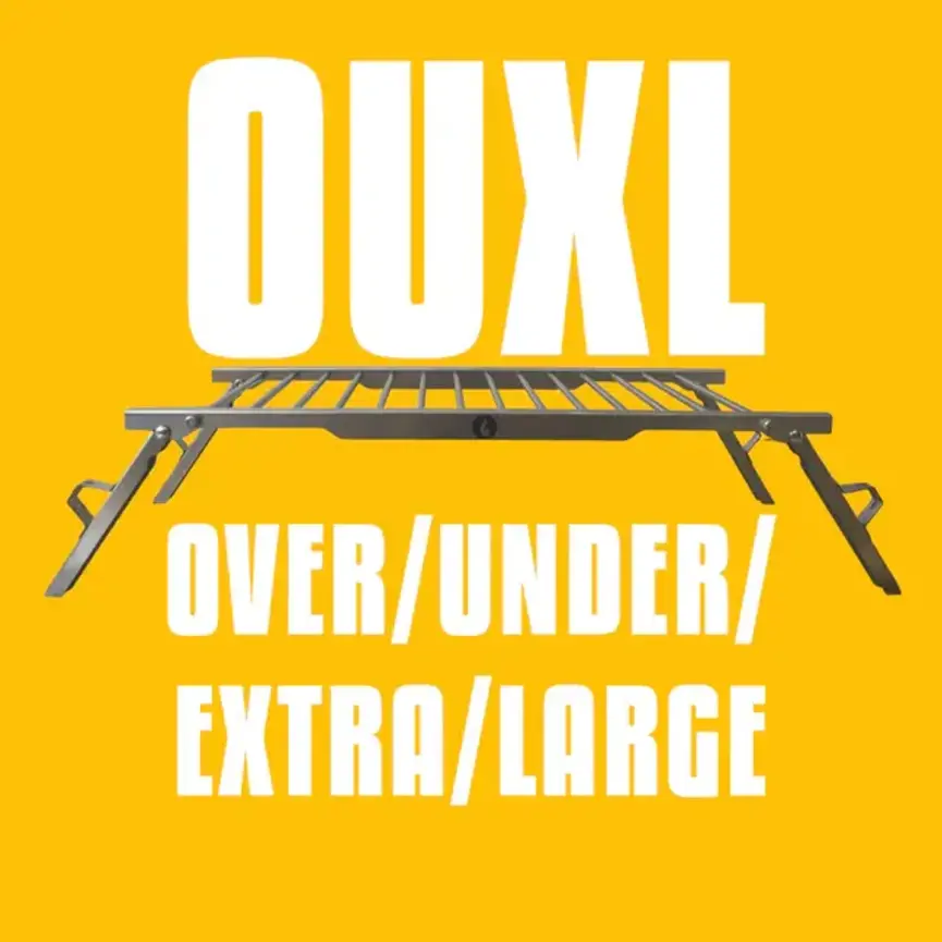 LavaBox OUXL: Over/Under/Extra/Large Grill and Stand (Krakatoa Size)