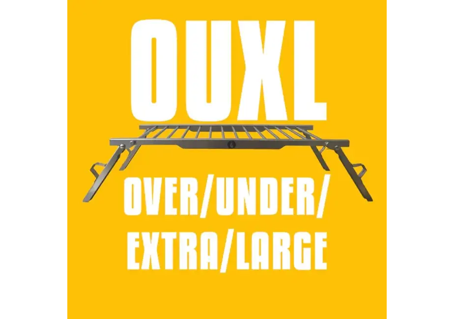 LavaBox OUXL: Over/Under/Extra/Large Grill and Stand (Krakatoa Size)