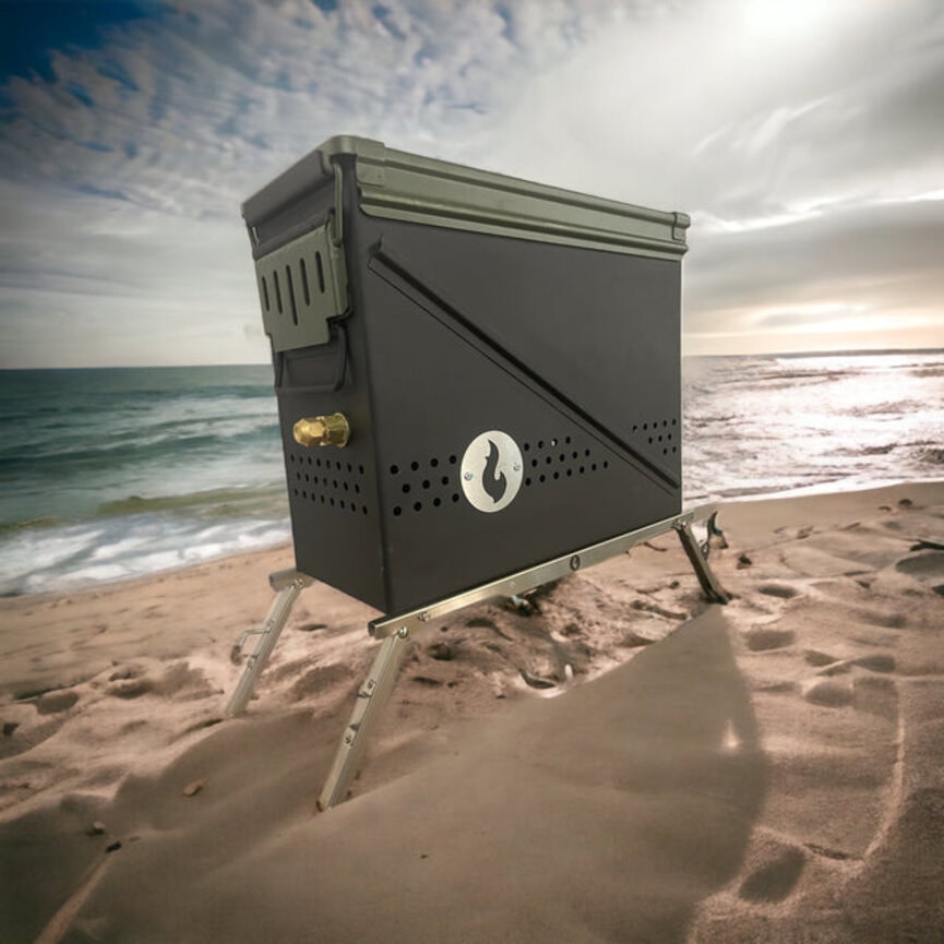 LavaBox OUXL: Over/Under/Extra/Large Grill and Stand (Krakatoa Size)