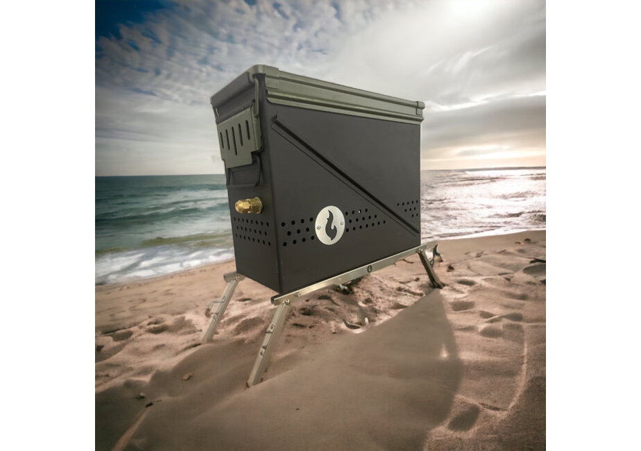 LavaBox OUXL: Over/Under/Extra/Large Grill and Stand (Krakatoa Size)