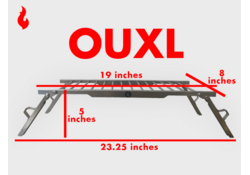 LavaBox OUXL: Over/Under/Extra/Large Grill and Stand (Krakatoa Size)