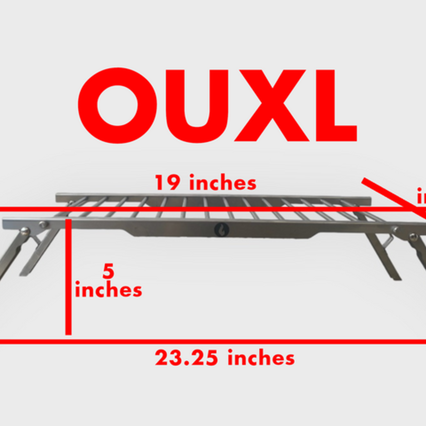 LavaBox OUXL: Over/Under/Extra/Large Grill and Stand (Krakatoa Size)