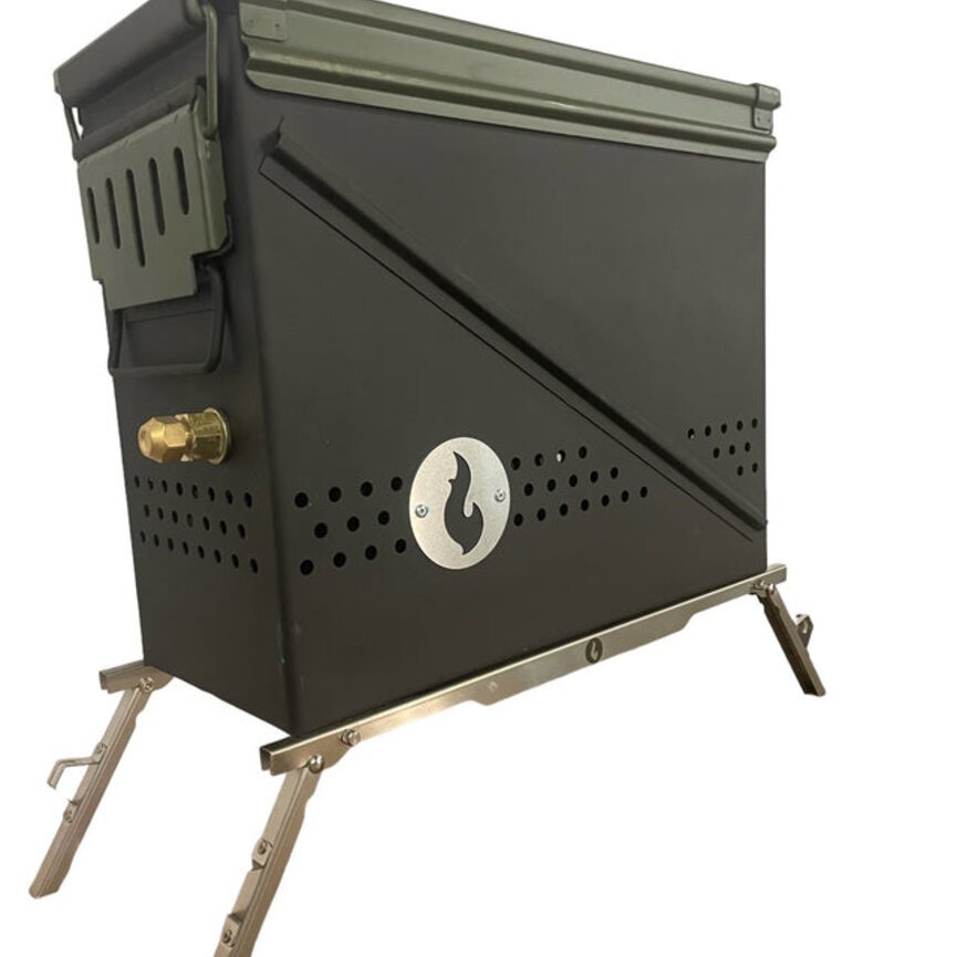 LavaBox OUXL: Over/Under/Extra/Large Grill and Stand (Krakatoa Size)