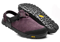 Bedrock Mountain Clog - Leather Suede (Deep Plum)