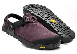 Mountain Clog - Leather Suede (Deep Plum)
