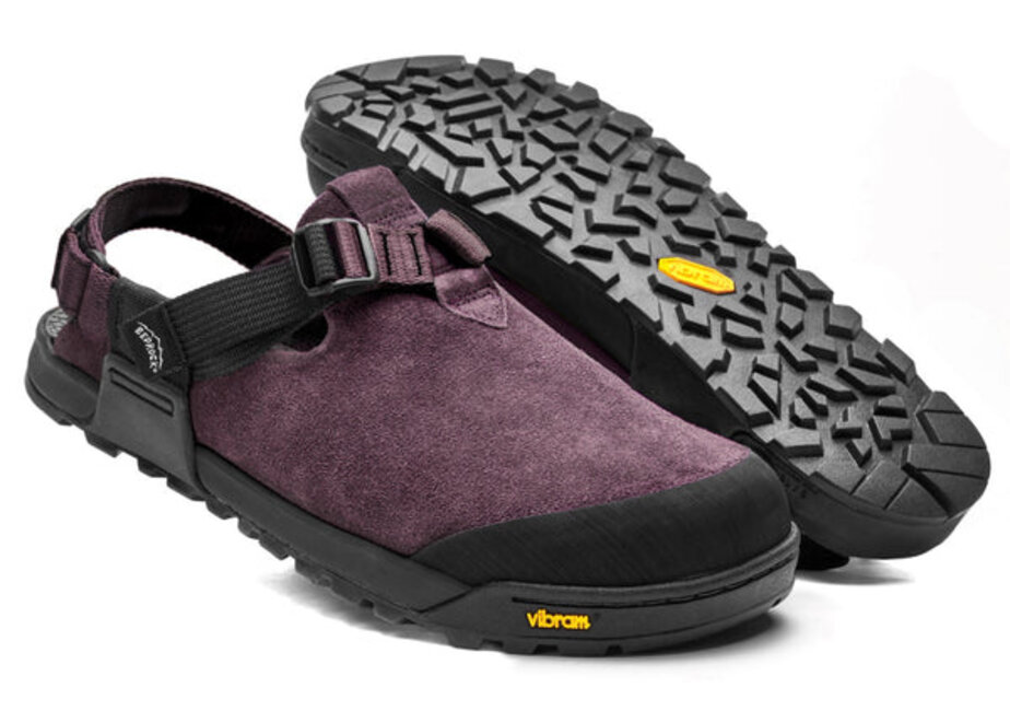Bedrock Mountain Clog - Leather Suede (Deep Plum)