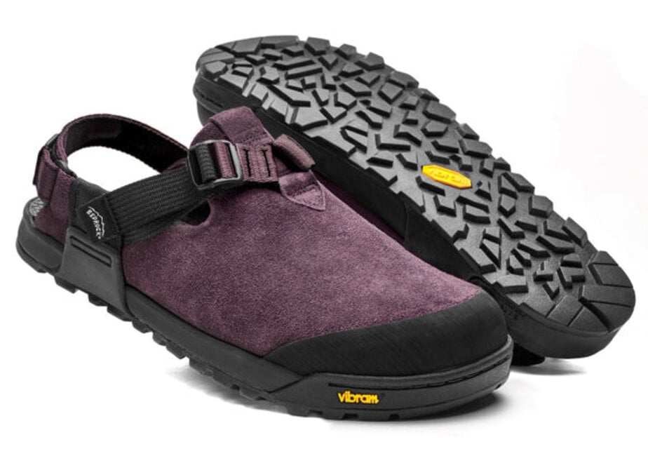 Mountain Clog - Leather Suede (Deep Plum)