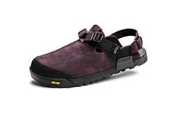 Bedrock Mountain Clog - Leather Suede (Deep Plum)