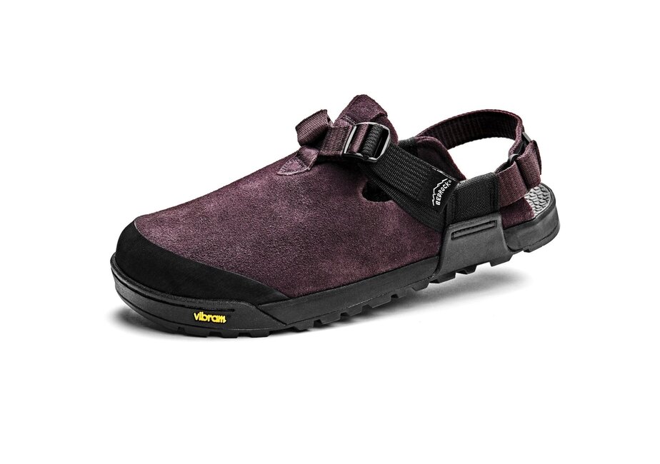 Bedrock Mountain Clog - Leather Suede (Deep Plum)