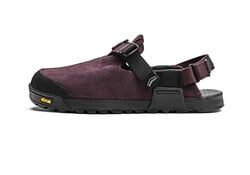 Mountain Clog - Leather Suede (Deep Plum)