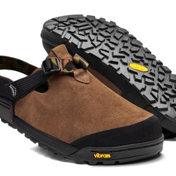 【BEDROCK Mountain】Clog Suede Leather 美品 Mountain Clog - Leather Suede (Sagebrush) - Bedrock Sandals