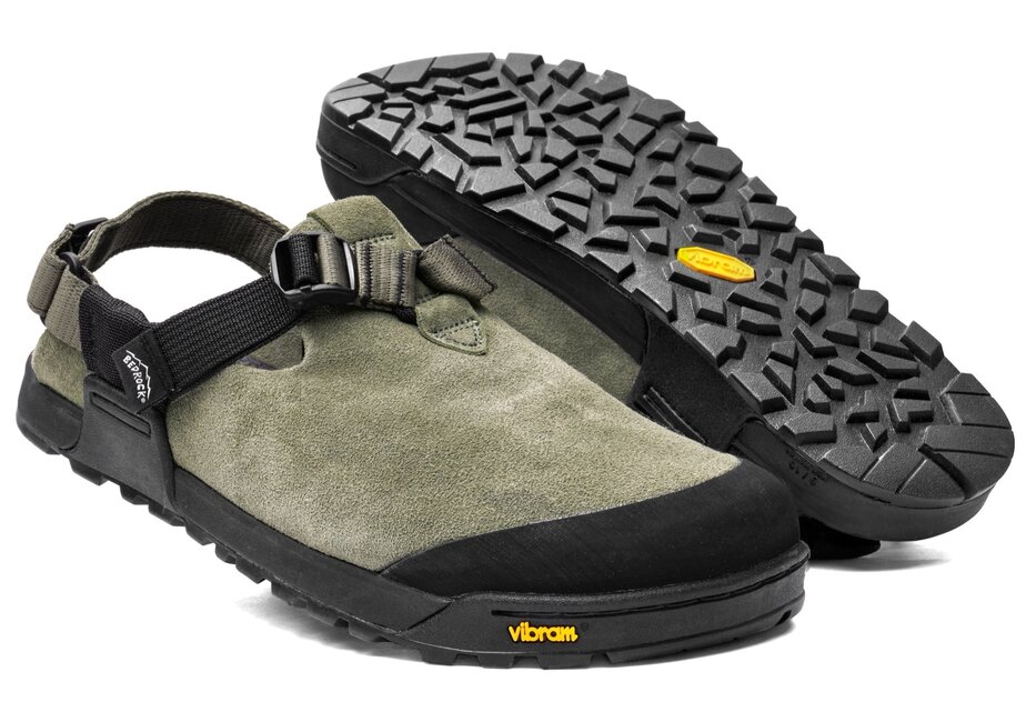 Bedrock Mountain Clog - Leather Suede (Sagebrush)